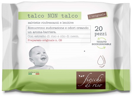 FIOCCHI DI RISO SALVIETTE TALCO NON TALCO - Farmacia Mastrangelo 
