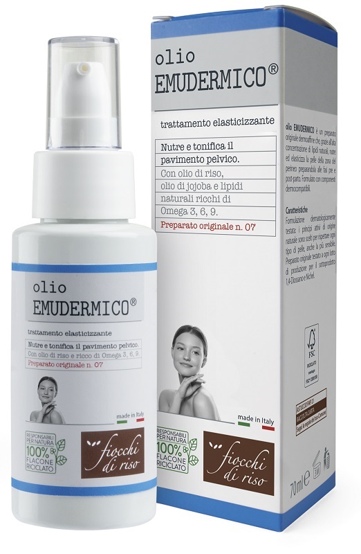 FIOCCHI DI RISO OLIO EMUDERMICO ELASTICIZZANTE 70 ML - Farmacia Mastrangelo 