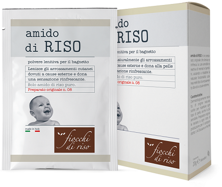 FIOCCHI DI RISO AMIDO DI RISO POLVERE LENITIVO 100 G - Farmacia Mastrangelo 