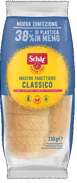 SCHAR CLASSICO DEL MASTRO PANETTIERE PANE BIANCO SENZA LATTOSIO 330 G - Farmacia Mastrangelo 