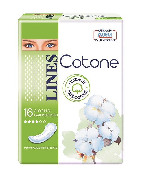 LINES COTONE NON ULTRA ANATOMICI DISTESI 16 PEZZI - Farmacia Mastrangelo 