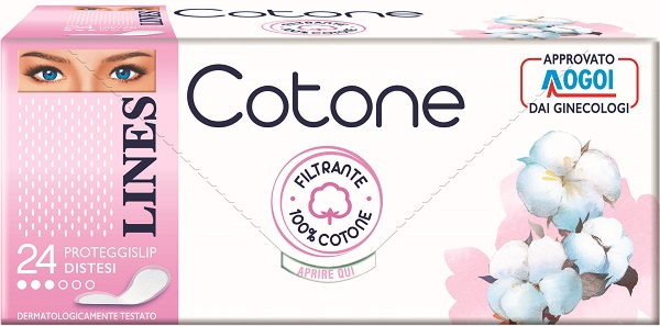 LINES COTONE PROTEGGISLIP DISTESI 24 PEZZI - Farmacia Mastrangelo 