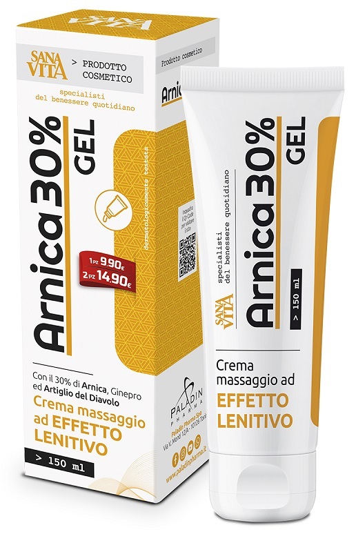 SANAVITA ARNICA 30% GEL 150 ML - Farmacia Mastrangelo 