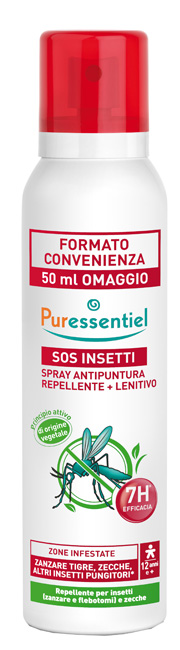 PURESSENTIEL SPRAY ANTIPUNTURA SOS INSETTI PMC 200 ML - Farmacia Mastrangelo 