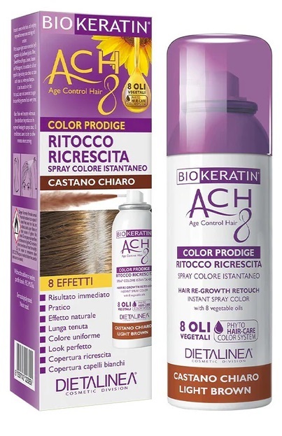 BIOKERATIN ACH8 PRODIGE RITOCCO RICRESCITA CASTANO CHIARO 75 ML DIETALINEA - Farmacia Mastrangelo 