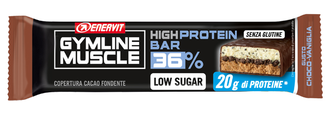 GYMLINE 20 G PROTEINBAR CHOCO/VANIGLIA 55 G - Farmacia Mastrangelo 