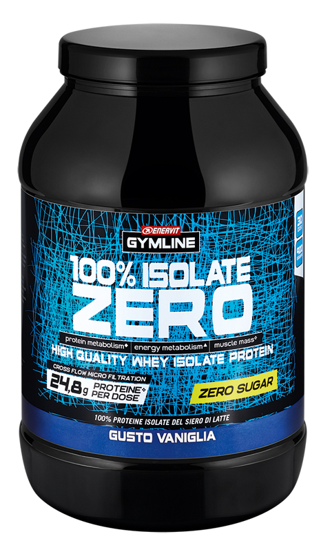 GYMLINE 100% WHEY ISO ZERO VANIGLIA 900 G - Farmacia Mastrangelo 