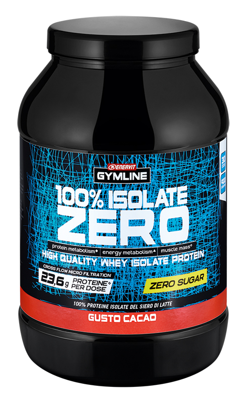 GYMLINE 100% WHEY ISO ZERO CACAO 900 G - Farmacia Mastrangelo 