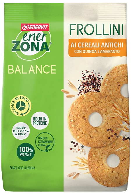 ENERZONA FROLLINI VEG CEREALI ANTICHI 250 G - Farmacia Mastrangelo 