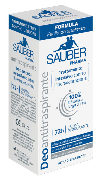 SAUBER DEOANTITRASPIRANTE 72H CREMA 30 ML - Farmacia Mastrangelo 