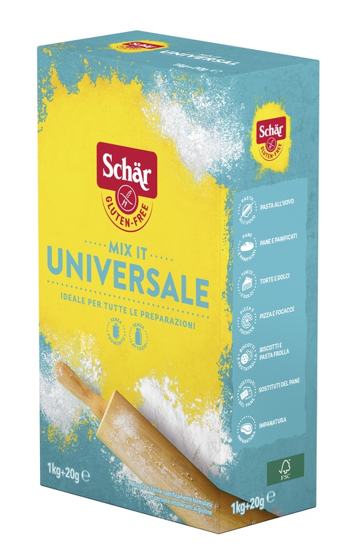 SCHAR MIX IT FARINA UNIVERSALE SENZA LATTOSIO 1 KG + 20 G - Farmacia Mastrangelo 