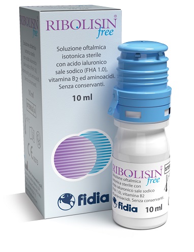 COLLIRIO SOLUZIONE OFTALMICA RIBOLISIN FREE 10 ML - Farmacia Mastrangelo 