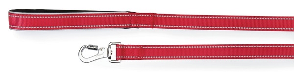 GUINZAGLIO REFLEX CON MANIGLIA IN NEOPRENE ROSSO 15 X 1200 MM - Farmacia Mastrangelo 