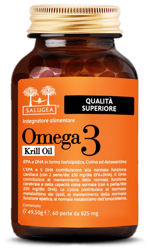 SALUGEA OMEGA 3 KRILL OIL 60 PERLE - Farmacia Mastrangelo 