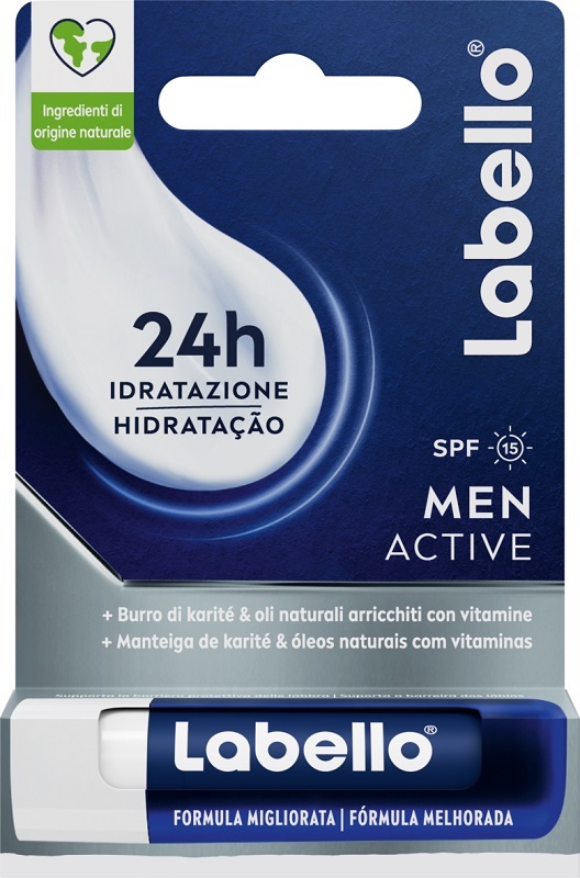 LABELLO ACTIVE FOR MEN SPF 15 5,5 ML - Farmacia Mastrangelo 