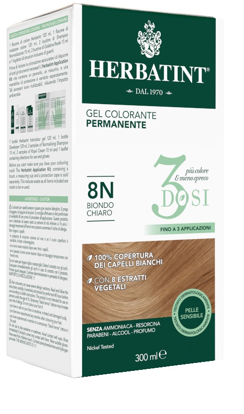 HERBATINT 3DOSI 8N 300 ML - Farmacia Mastrangelo 