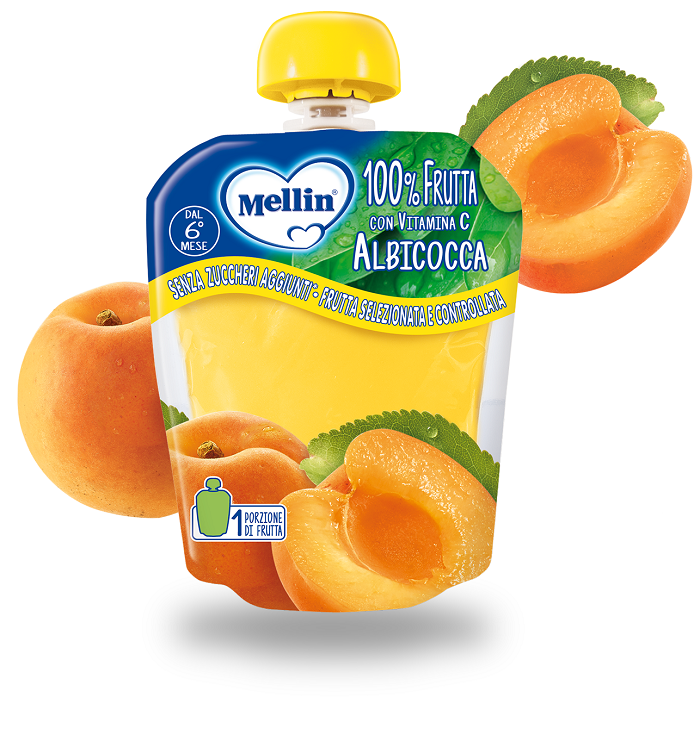 MELLIN POUCH ALBICOCCA 90 G - Farmacia Mastrangelo 