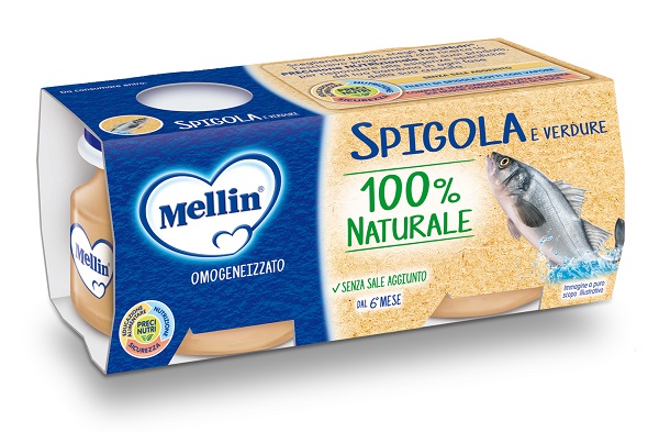 MELLIN OMOGENEIZZATO DI SPIGOLA E VERDURE 4 X 80 G - Farmacia Mastrangelo 
