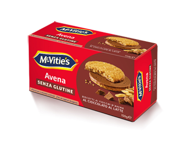 MC VITIE'S AVENA AL CIOCCOLATO AL LATTE SENZA GLUTINE 150 G - Farmacia Mastrangelo 