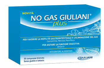 NO GAS GIULIANI PLUS 30 COMPRESSE BISTRATO - Farmacia Mastrangelo 