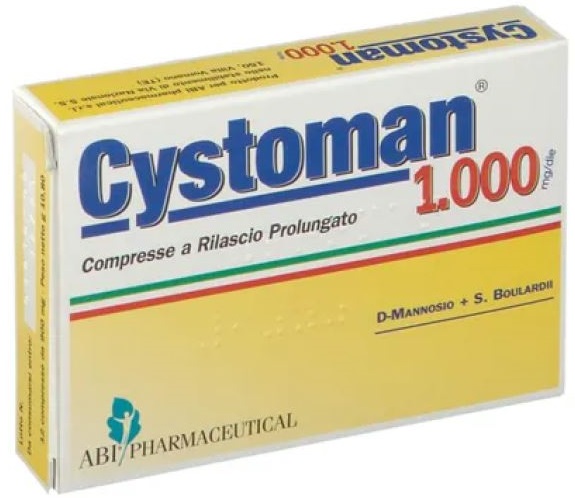 CYSTOMAN 1000 12 COMPRESSE - Farmacia Mastrangelo 