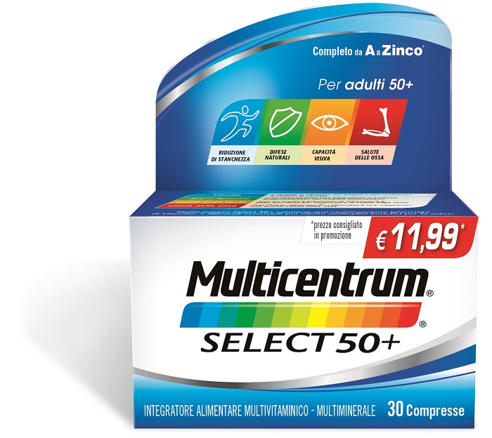 MULTICENTRUM SELECT 30 COMPRESSE PROMO - Farmacia Mastrangelo 
