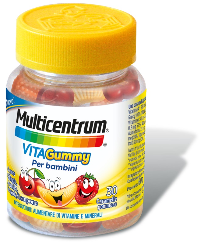MULTICENTRUM VITAGUMMY 30 CARAMELLE GOMMOSE - Farmacia Mastrangelo 