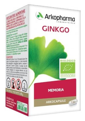 ARKO CAPSULE GINKGO BIO 130 CAPSULE - Farmacia Mastrangelo 