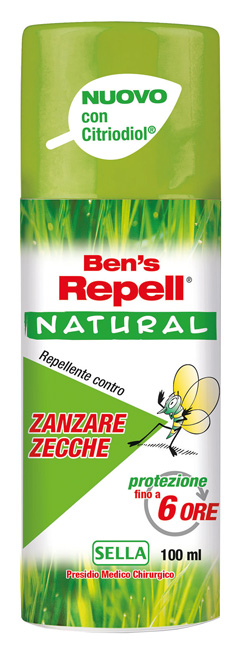 BENS REPELL NATURAL 100 ML - Farmacia Mastrangelo 