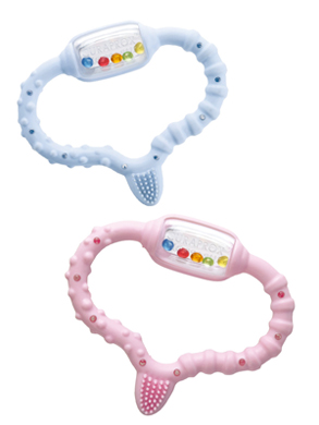 CURAPROX BABY ANELLO DA DENTIZIONE 1 PEZZO ROSA - Farmacia Mastrangelo 