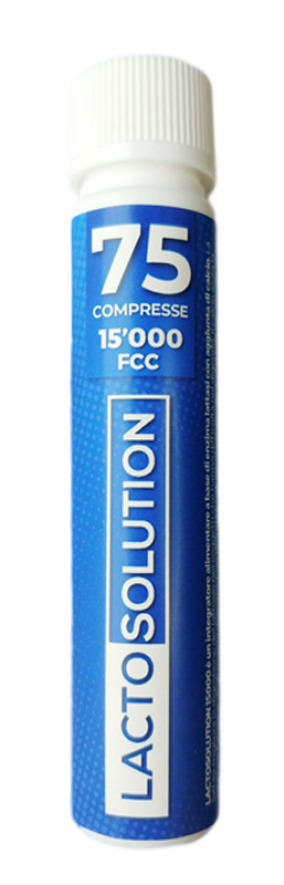 LACTOSOLUTION 15000 75 COMPRESSE - Farmacia Mastrangelo 