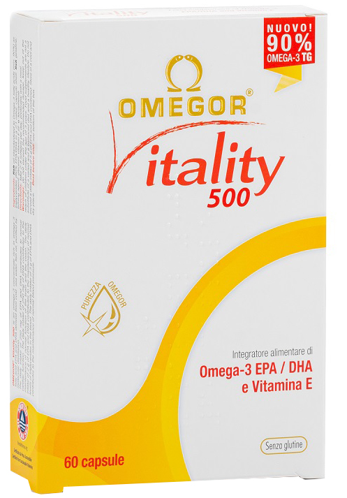 OMEGOR VITALITY 500 60 CAPSULE - Farmacia Mastrangelo 