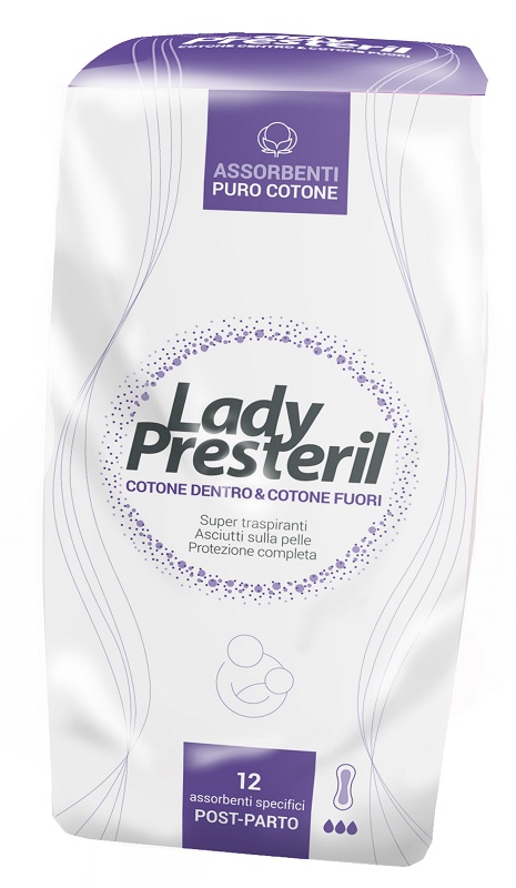 LADY PRESTERIL POSTPARTO 12 PEZZI - Farmacia Mastrangelo 
