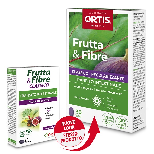 FRUTTA & FIBRE CLASSICO 30 COMPRESSE - Farmacia Mastrangelo 