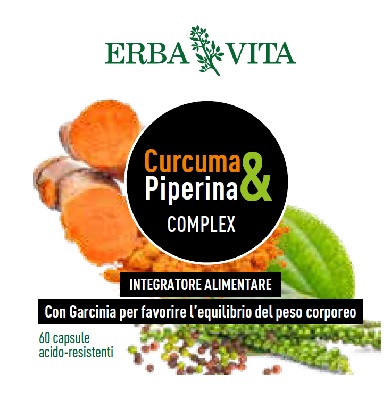 CURCUMA&PIPERINA COMPLEX 60 CAPSULE - Farmacia Mastrangelo 