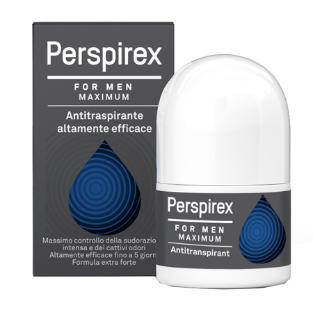PERSPIREX FOR MEN MAXIMUM ANTITRASPIRANTE ROLL ON 20 ML - Farmacia Mastrangelo 