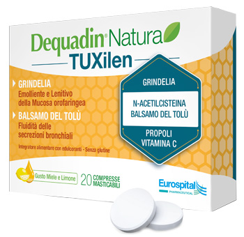 DEQUADIN NATURA TUXILEN 20 COMPRESSE - Farmacia Mastrangelo 