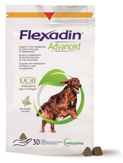 FLEXADIN ADVANCED CANE TUTTE LE TAGLIE 30 TAVOLETTE APPETIBILI - Farmacia Mastrangelo 