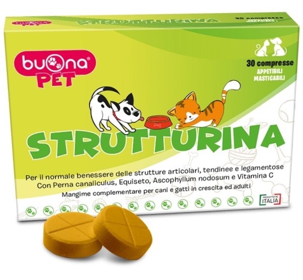BUONAPET STRUTTURINA 30 COMPRESSE - Farmacia Mastrangelo 