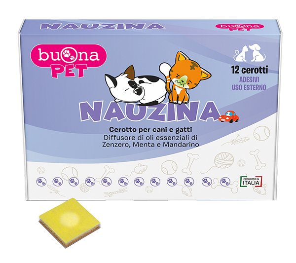 NAUZINA CEROTTO DIFFUSORE CANI GATTI 12 PEZZI - Farmacia Mastrangelo 