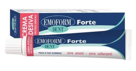 CREMA ADESIVA EMOFORM DENT FORTE PER PROTESI DENTALI 70 G - Farmacia Mastrangelo 