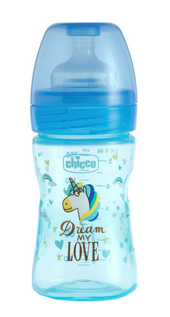 CHICCO BIBERON WB FANTASTIC LOVE SILICONE 150 ML - Farmacia Mastrangelo 