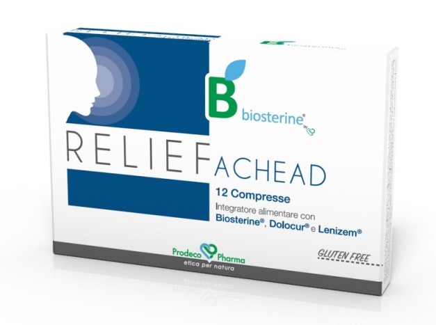 BIOSTERINE RELIEF ACHEAD 12 COMPRESSE - Farmacia Mastrangelo 