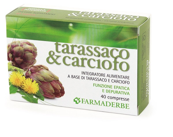 TARASSACO & CARCIOFO 40 COMPRESSE - Farmacia Mastrangelo 