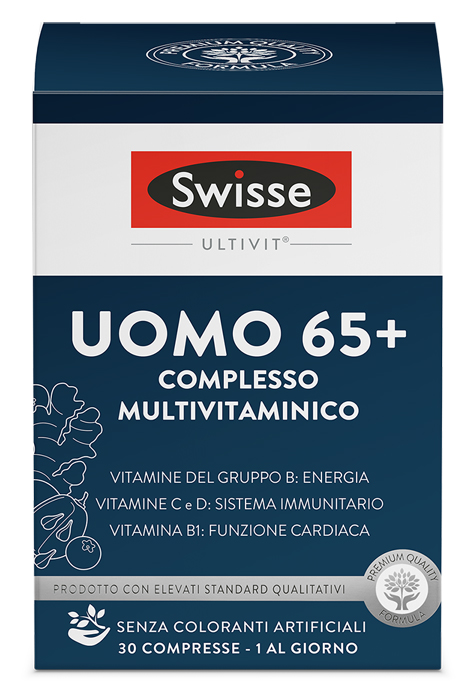 SWISSE UOMO 65+ COMPLESSO MULTIVITAMINICO 30 COMPRESSE - Farmacia Mastrangelo 