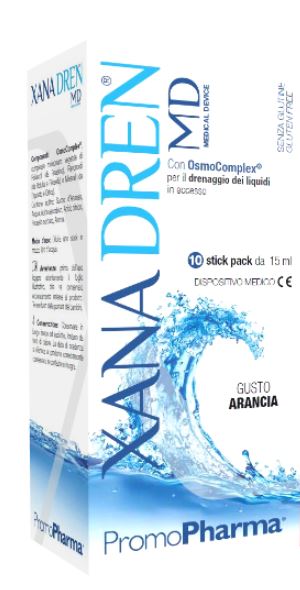 XANADREN ARANCIA 10 STICK PACK DA 15 ML - Farmacia Mastrangelo 