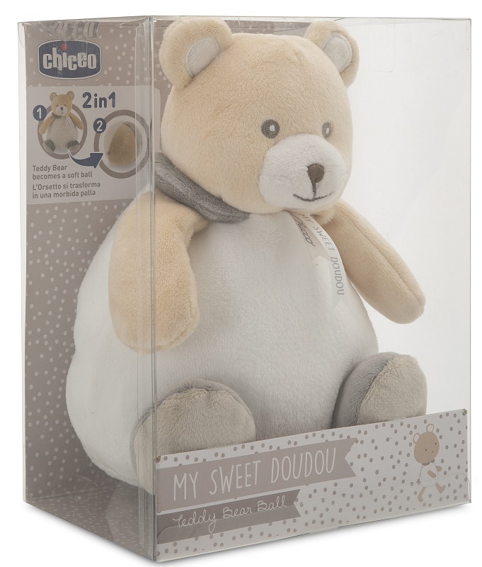 CHICCO MY SWEET DOUDOU TEDDY BEAR BALL 0M+ - Farmacia Mastrangelo 