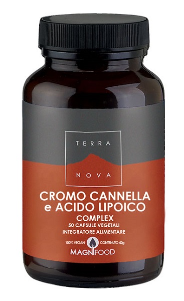 TERRANOVA CROMO/CANNELLA/ACIDO LIPOICO COMPLEX 50 CAPSULE - Farmacia Mastrangelo 