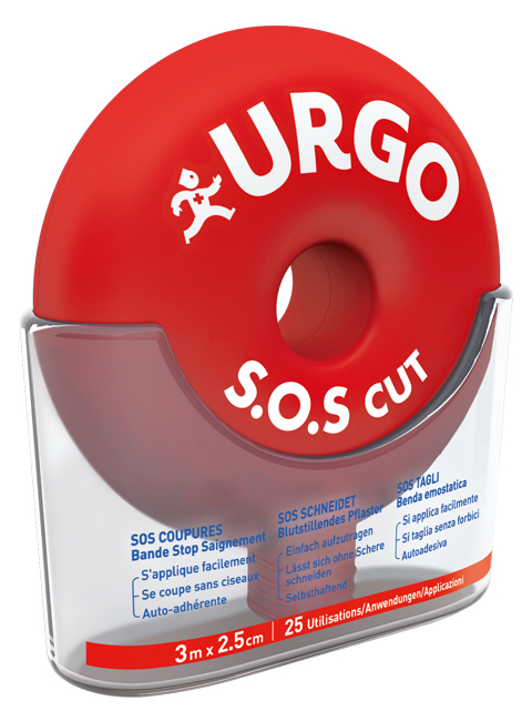 BENDA URGO SOS CUT 3X2,5CM - Farmacia Mastrangelo 