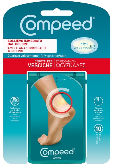 COMPEED CEROTTO VESCICHE MEDIO 10 PEZZI - Farmacia Mastrangelo 